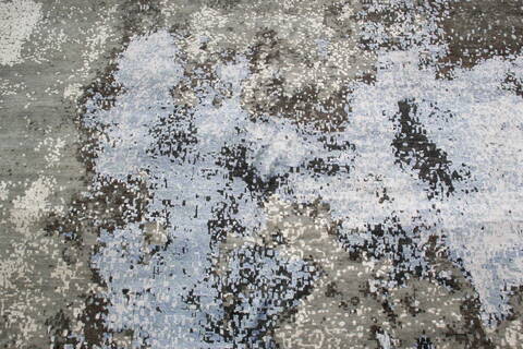 Jaipur Grey Hand Knotted 80 X 102 Area Rug 905-140022 Image 4