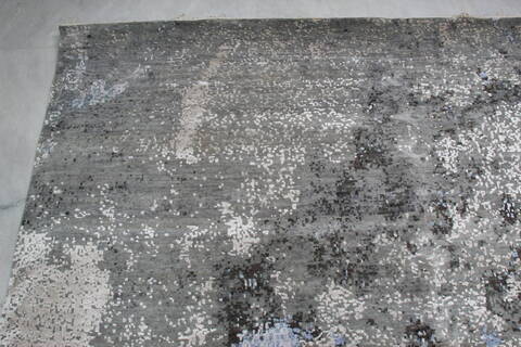 Jaipur Grey Hand Knotted 80 X 102 Area Rug 905-140022 Image 5