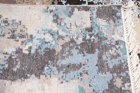 Jaipur Black Hand Knotted 81 X 103 Area Rug 905-140023 Image 9