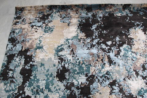 Jaipur Black Hand Knotted 90 X 125 Area Rug 905-140024 Image 5