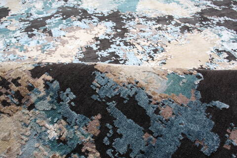 Jaipur Black Hand Knotted 90 X 125 Area Rug 905-140024 Image 7