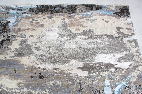 Jaipur Grey Hand Knotted 80 X 101 Area Rug 905-140025 Image 6