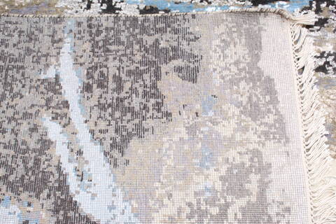 Jaipur Grey Hand Knotted 80 X 101 Area Rug 905-140025 Image 7