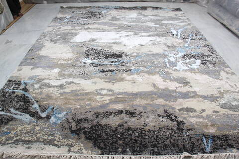 Jaipur Grey Hand Knotted 811 X 120 Area Rug 905-140026 Image 1