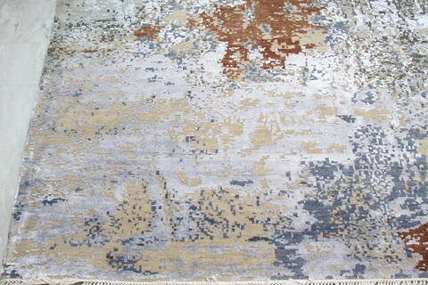 Jaipur Grey Hand Knotted 80 X 911 Area Rug 905-140027 Image 2