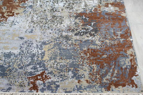 Jaipur Grey Hand Knotted 80 X 911 Area Rug 905-140027 Image 3