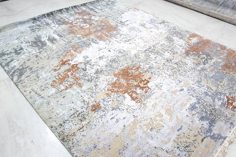 Jaipur Grey Hand Knotted 80 X 911 Area Rug 905-140027 Image 7