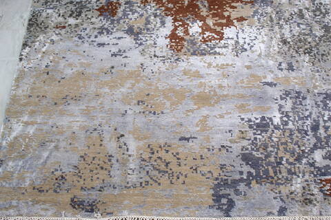 Jaipur Grey Hand Knotted 90 X 122 Area Rug 905-140028 Image 2
