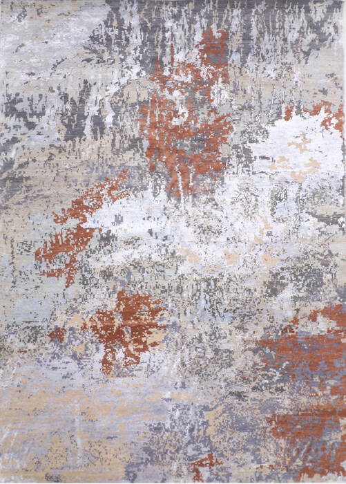 Jaipur Grey Hand Knotted 90 X 122 Area Rug 905-140028 Image 0