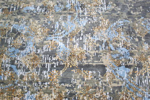Jaipur Multicolor Hand Knotted 91 X 121 Area Rug 905-140034 Image 4