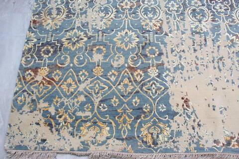 Jaipur Beige Hand Knotted 711 X 104 Area Rug 905-140035 Image 2