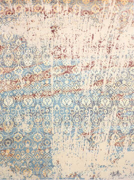 Jaipur Beige Hand Knotted 7'11" X 10'4"  Area Rug 905-140035