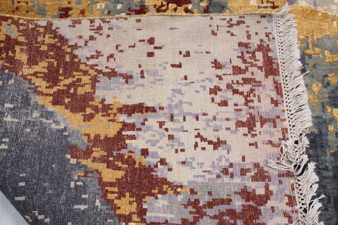 Jaipur Grey Hand Knotted 80 X 100 Area Rug 905-140038 Image 9