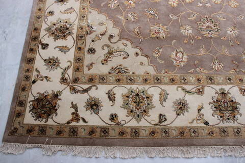 Jaipur Grey Hand Knotted 80 X 100 Area Rug 905-140039 Image 2
