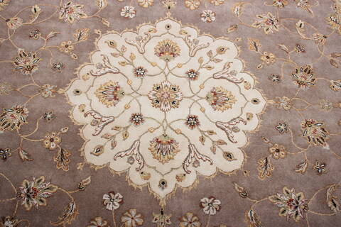 Jaipur Grey Hand Knotted 80 X 100 Area Rug 905-140039 Image 4