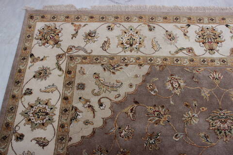 Jaipur Grey Hand Knotted 80 X 100 Area Rug 905-140039 Image 5