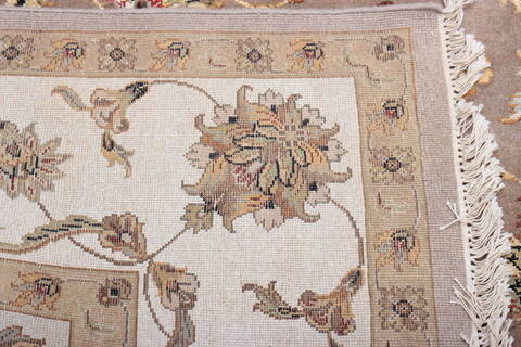 Jaipur Grey Hand Knotted 80 X 100 Area Rug 905-140039 Image 8