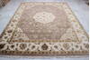 Jaipur Grey Hand Knotted 80 X 100  Area Rug 905-140039 Thumb 1