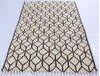 Moroccan White Hand Knotted 41 X 63  Area Rug 700-140040 Thumb 1