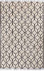 Moroccan White Hand Knotted 41 X 63  Area Rug 700-140040 Thumb 0