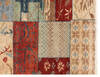 Modern-Contemporary Multicolor Hand Knotted 80 X 100  Area Rug 902-140049 Thumb 1