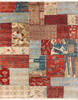 Modern-Contemporary Multicolor Hand Knotted 80 X 100  Area Rug 902-140049 Thumb 0