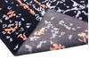 Modern-Contemporary Black Hand Knotted 90 X 120 Area Rug 902-140050 Thumb 3