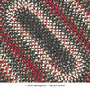 Homespice Wool Braided Rug Black Oval 60 X 90 Area Rug 805232 816-140068 Thumb 1