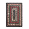 Homespice Wool Braided Rug Black 80 X 100 Area Rug 816238 816-140071 Thumb 0