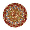Homespice Jute Braided Accessories Multicolor Round 04 X 04 Area Rug 590145 816-140073 Thumb 0