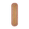 Homespice Jute Braided Accessories Multicolor Oval 08 X 24 Area Rug 596147R 816-140076 Thumb 0
