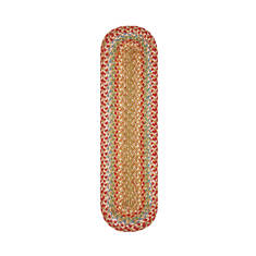 Homespice Jute Braided Accessories Multicolor Oval 2x3 ft Jute Carpet 140076