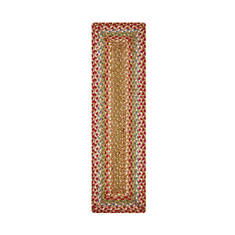 Homespice Jute Braided Accessories Multicolor 0'11" X 3'0" Area Rug 572141 816-140079