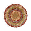 Homespice Jute Braided Accessories Multicolor Round 13 X 13 Area Rug 592149 816-140080 Thumb 0