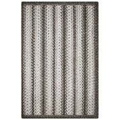 Homespice Ultra Durable Braided Slims Grey Rectangle 2x3 ft Polypropylene Carpet 140108