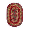 Homespice Jute Braided Accessories Red Oval 11 X 17 Area Rug 594129 816-140113 Thumb 0