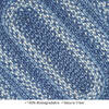 Homespice Jute Braided Accessories Blue Oval 011 X 30 Area Rug 571687 816-140129 Thumb 1