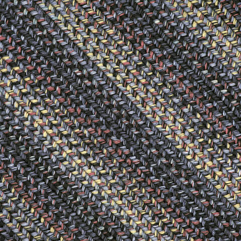 Homespice Ultra Durable Braided Slims Black 18 X 26 Area Rug 341761 816-140137 Image 2