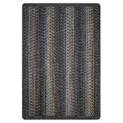Homespice Ultra Durable Braided Slims Black 18 X 26 Area Rug 341761 816-140137 Image 0
