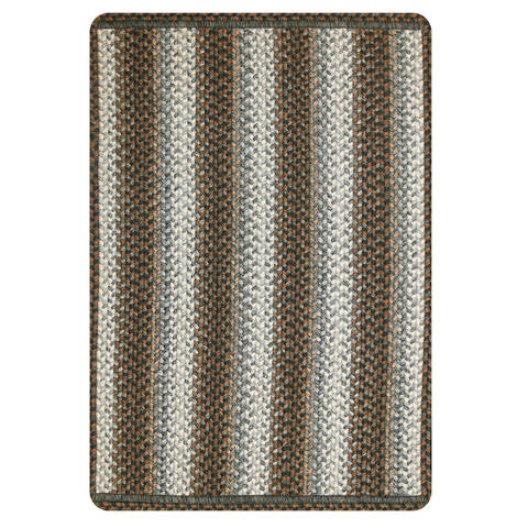 Homespice Ultra Durable Braided Slims Black 18 X 26 Area Rug 341655 816-140139 Image 0