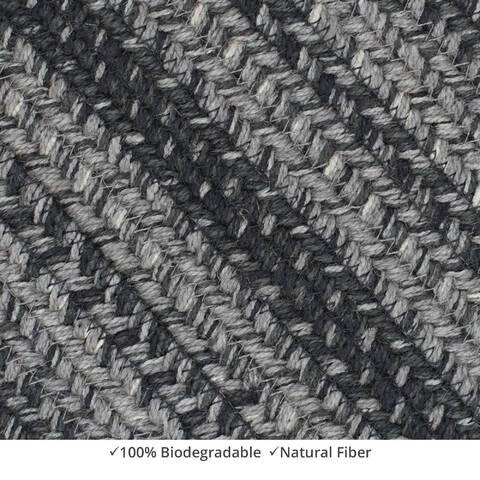 Homespice Jute Braided Accessories Grey 08 X 24 Area Rug 597830 816-140142 Image 1