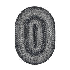 Homespice Jute Braided Accessories Grey Oval 1'1" X 1'7" Area Rug 594839 816-140144