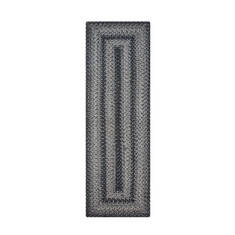 Homespice Jute Braided Accessories Grey 0'11" X 3'0" Area Rug 572837 816-140149