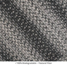 Homespice Jute Braided Rug Grey Square 4 ft and Smaller Jute Carpet 140152