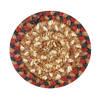 Homespice Jute Braided Accessories Brown Round 04 X 04 Area Rug 590800 816-140153 Thumb 0