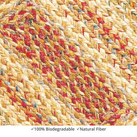 Homespice Jute Braided Accessories Beige 011 X 30 Area Rug 572073 816-140171 Image 1