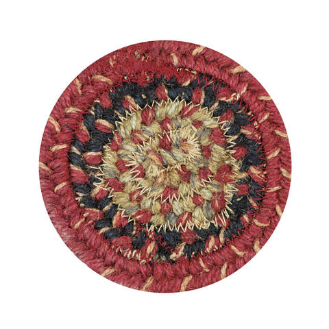 Homespice Jute Braided Accessories Multicolor Round 04 X 04 Area Rug 590794 816-140179 Image 0