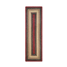 Homespice Jute Braided Accessories Multicolor 0'11" X 3'0" Area Rug 572790 816-140185