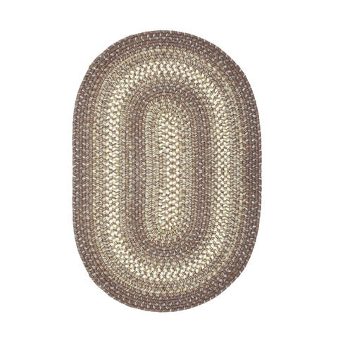 Homespice Wool Braided Rug Brown Runner 26 X 60 Area Rug 807212 816-140190 Image 0