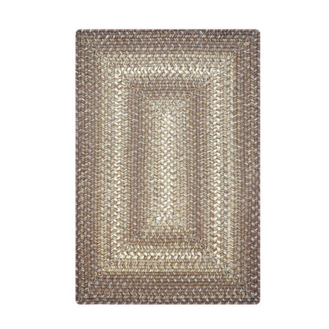 Homespice Wool Braided Rug Brown 30 X 50 Area Rug 812216 816-140195 Image 0